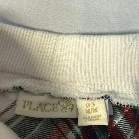 The Children’s  Place - single layer plaid dress up skirt. Size 0-3 months - Picture 2 of 5